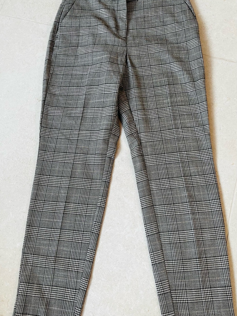 H&M Gray Glen Plaid Women's Trousers